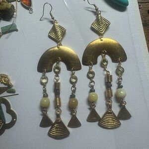 Gold Chandelier Earrings